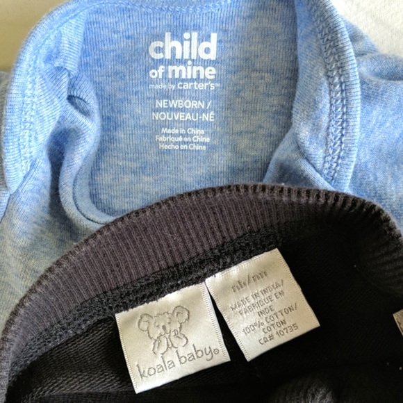 mixed brands newborn baby boy comfy outfit set - Picture 3 of 5